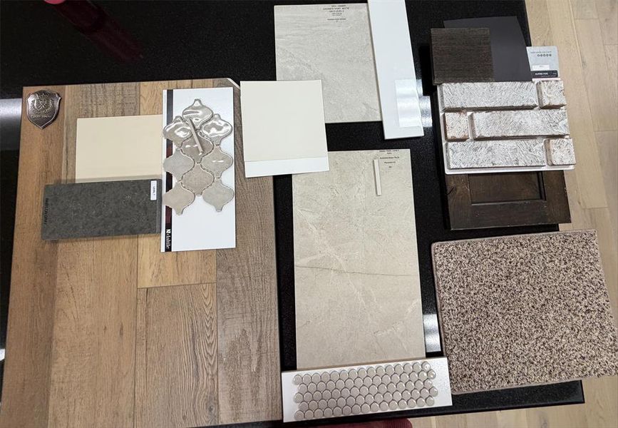 Sample of building materials used in homes in Arbor Oaks, Boyd (Image 4).