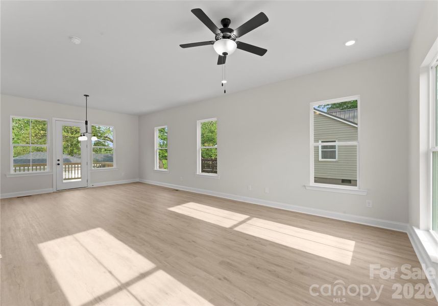Spacious, unfurnished interior of a new home in , Belmont (Image 34).