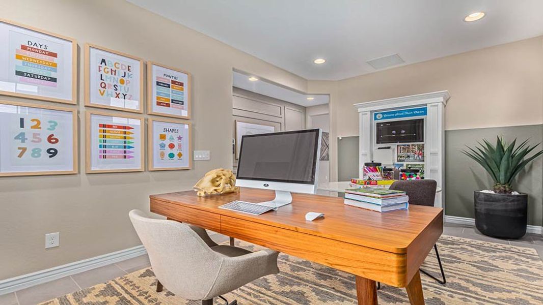 Representative furnished interior of a home built from the Harlow by Taylor Morrison in Discovery Collection at Verrado, Buckeye (Image 25). Representative furnished interior of a home built from the Harlow by Taylor Morrison in Discovery Collection at Verrado, Buckeye (Image 25).
