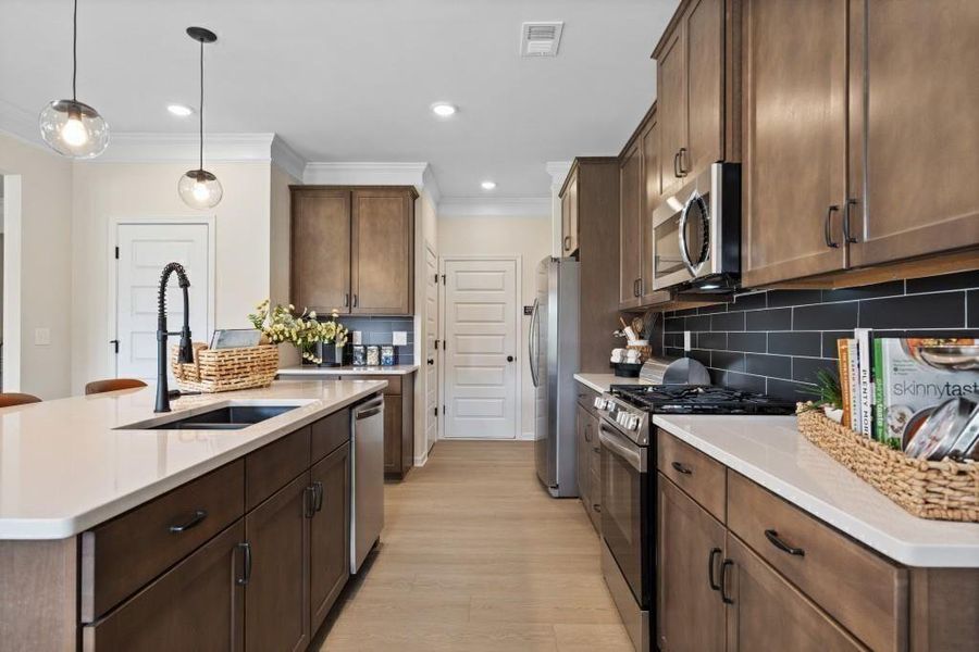 Furnished interior view inside a new home in Sycamore Crest, Calhoun (Image 6).