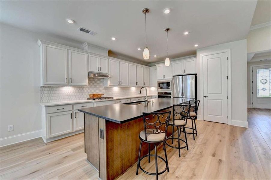 Furnished interior view inside a new home in , Hoschton (Image 12).