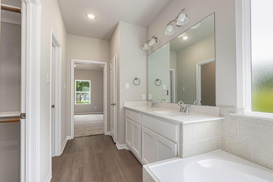 Furnished interior view inside a new home in , Bay City (Image 11). Furnished interior view inside a new home in , Bay City (Image 11).