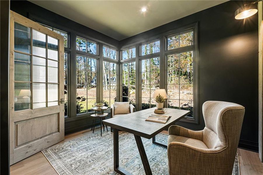 Furnished interior view inside a new home in , Roswell (Image 9). Furnished interior view inside a new home in , Roswell (Image 9).