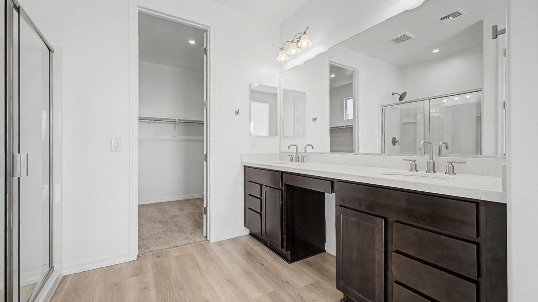 Furnished interior view inside a new home in Teravalis, Buckeye (Image 16). Furnished interior view inside a new home in Teravalis, Buckeye (Image 16).