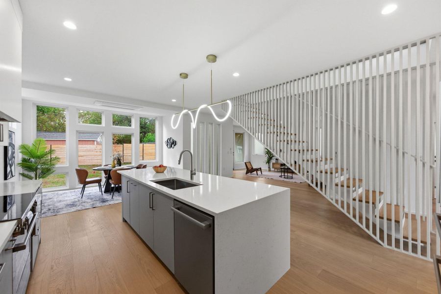 Furnished interior view inside a new home in , Austin (Image 14).