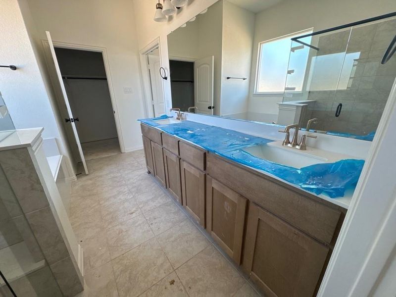 In-progress construction of a new home in Oak Grove Addition, Springtown, TX (Image 5).