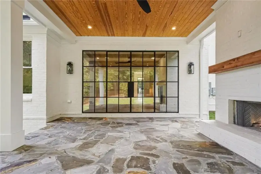 Exterior details and patio area of a home in , Atlanta (Image 4).