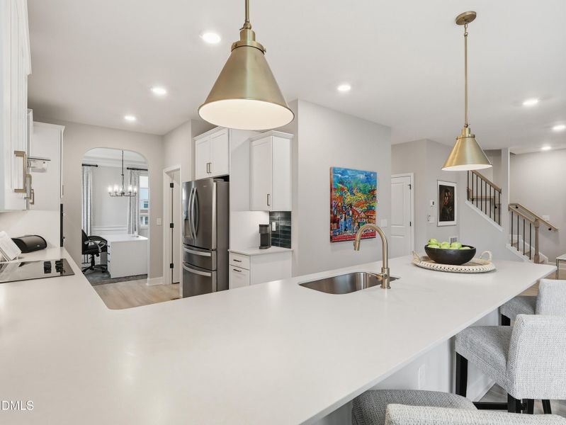 Furnished interior view inside a new home in The View, Durham (Image 11).