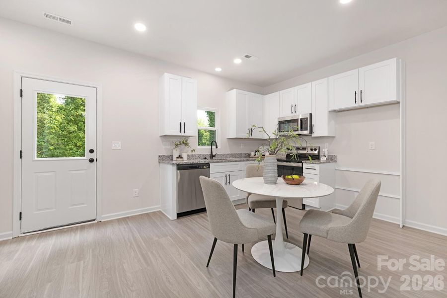 Furnished interior view inside a new home in , Bessemer City (Image 8).