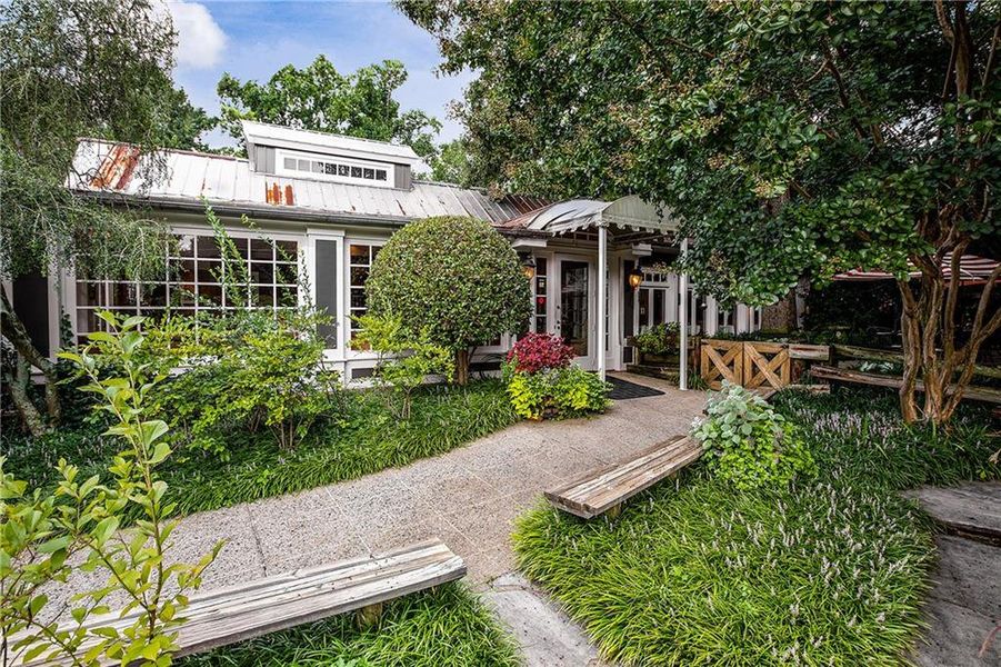 Front exterior of a new home in , Atlanta, GA, highlighting curb appeal (Image 29). Front exterior of a new home in , Atlanta, GA, highlighting curb appeal (Image 29).
