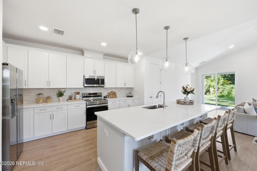 Furnished interior view inside a new home in Palm Coast Homes, Palm Coast (Image 7).