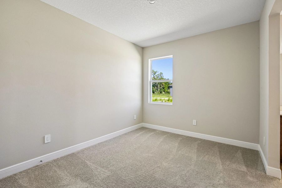 Bedroom 2 located off the other side of the jack and jill bathroom