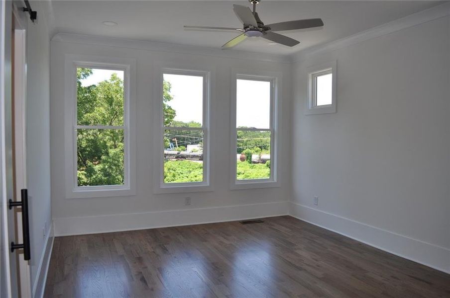 Spacious, unfurnished interior of a new home in The Carlyle, Marietta (Image 20). Spacious, unfurnished interior of a new home in The Carlyle, Marietta (Image 20).