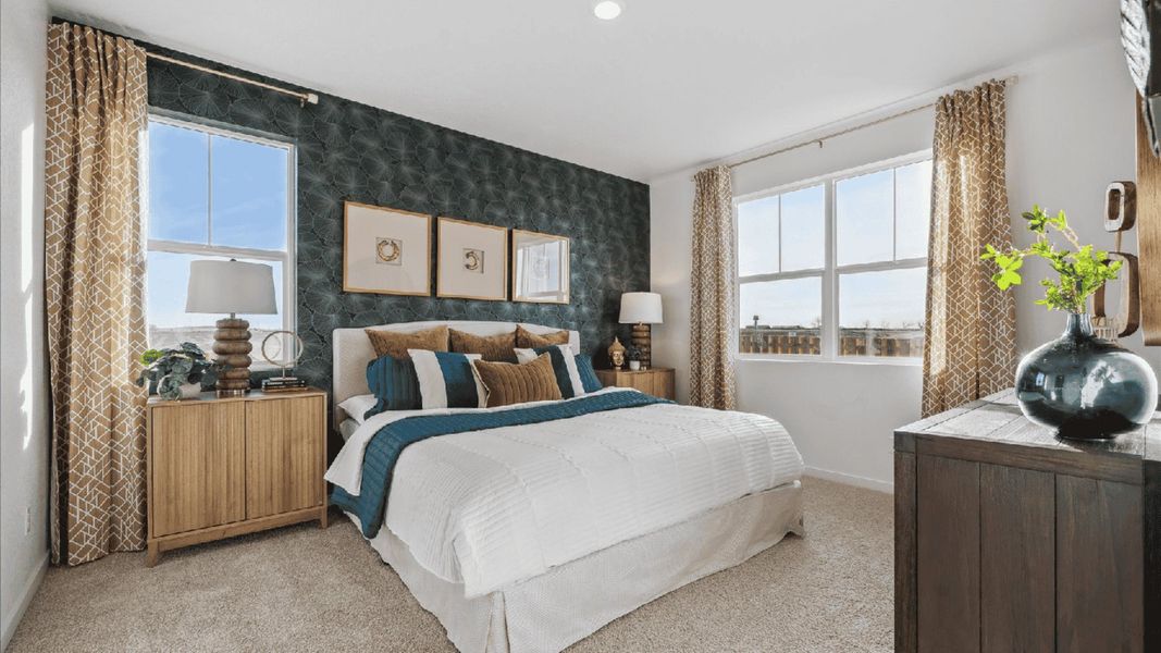 Furnished interior view inside a new home in Hansen Farm, Fort Collins (Image 10).