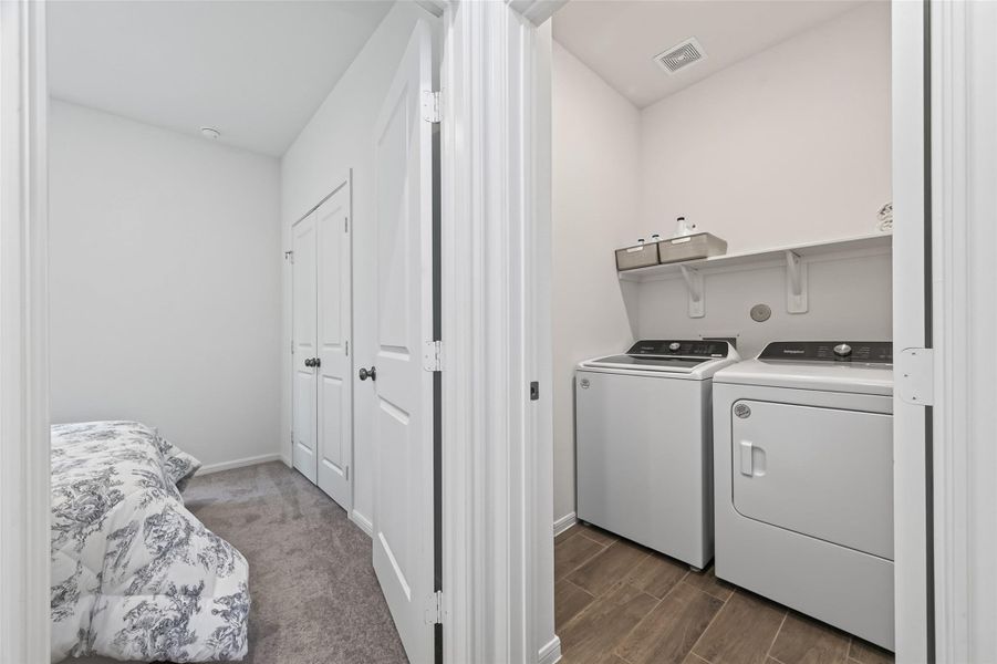 Furnished interior view inside a new home in , Porter (Image 19). Furnished interior view inside a new home in , Porter (Image 19).