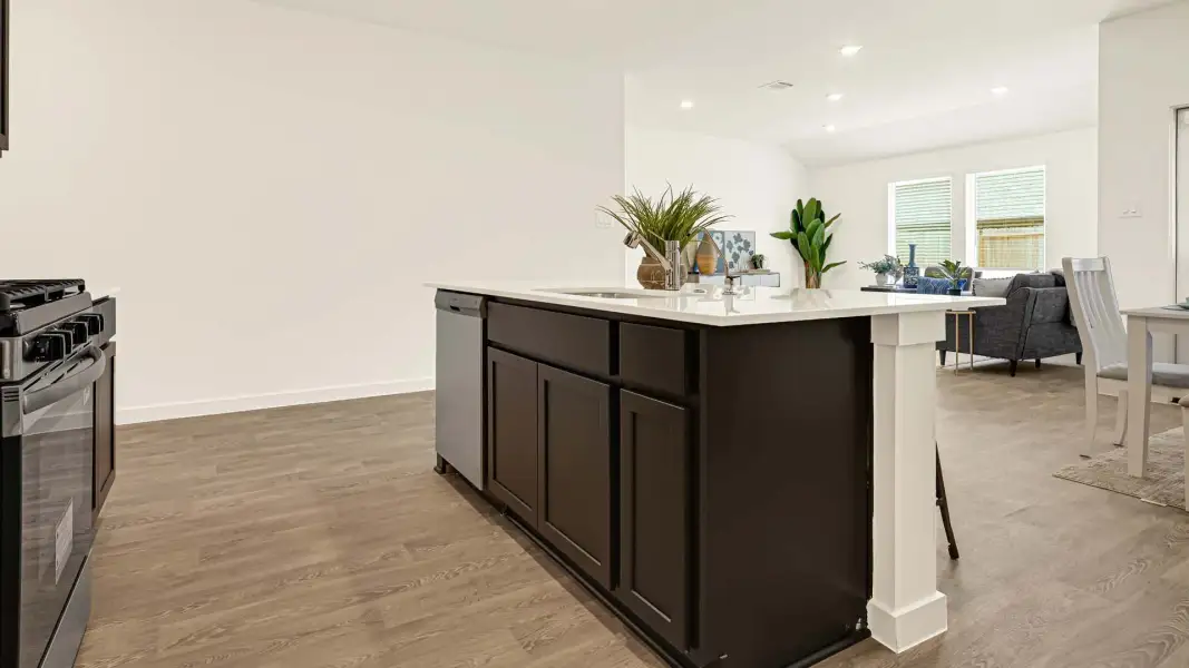 Furnished interior view inside a new home in Harvest Pointe, Needville (Image 9).
