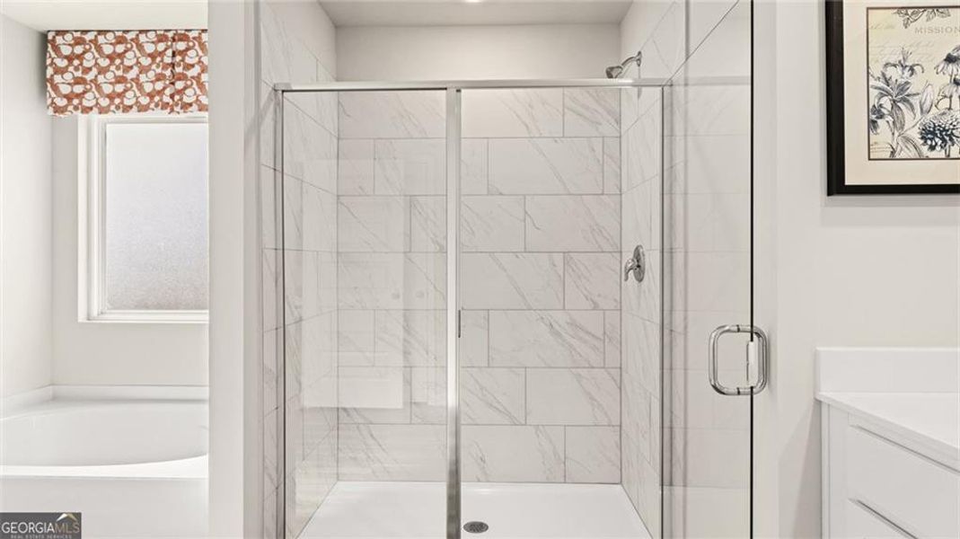 Furnished interior view inside a new home in Echo Glen, Stockbridge (Image 35).