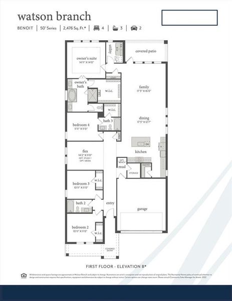 Always in demand, our single story Benoit plan combines an open concept layout with private bedroom spaces to create the perfect family home for you!