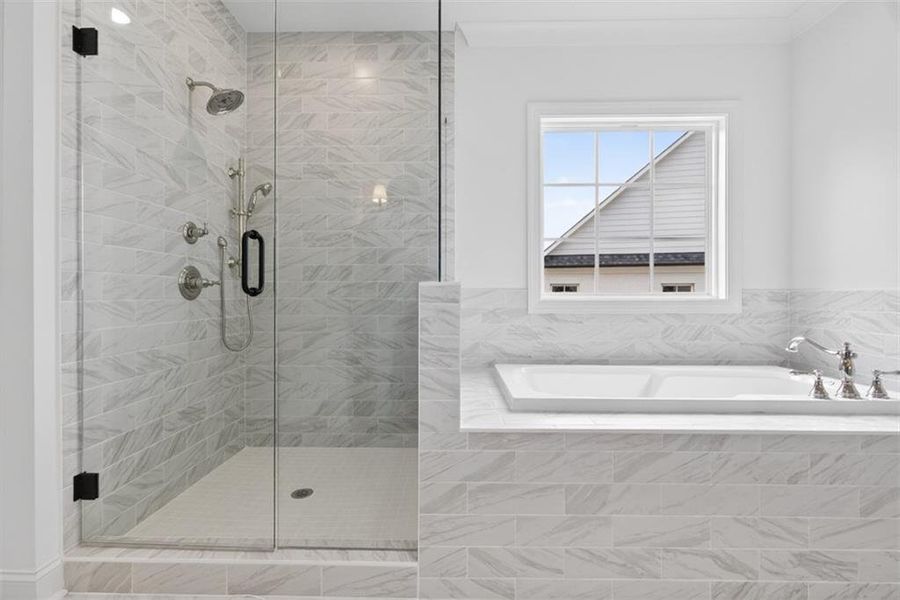 Furnished interior view inside a new home in , Suwanee (Image 33).