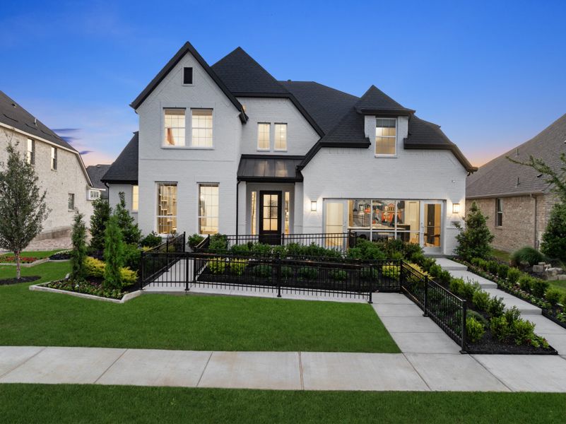 Representative exterior photo of a completed home built from the Eastland by UnionMain Homes in Cambridge Crossing, Celina, TX (Image 26). Representative exterior photo of a completed home built from the Eastland by UnionMain Homes in Cambridge Crossing, Celina, TX (Image 26).