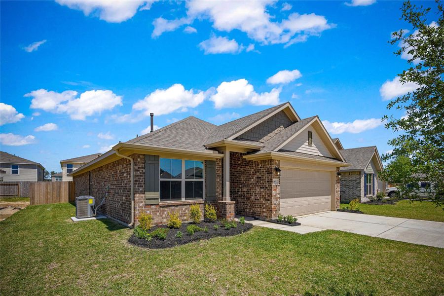 Front exterior of a home in the Grand Oaks Reserve community, located in Cleveland, TX (Image 17). Front exterior of a home in the Grand Oaks Reserve community, located in Cleveland, TX (Image 17).