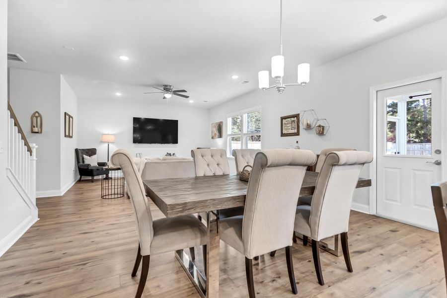 Furnished interior view inside a new home in Sea Island Preserve, Johns Island (Image 5).