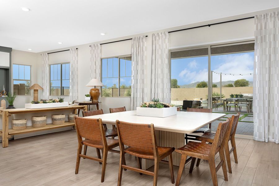 Representative furnished interior of a home built from the Garnet by Mattamy Homes in Las Ventanas, Goodyear (Image 11).