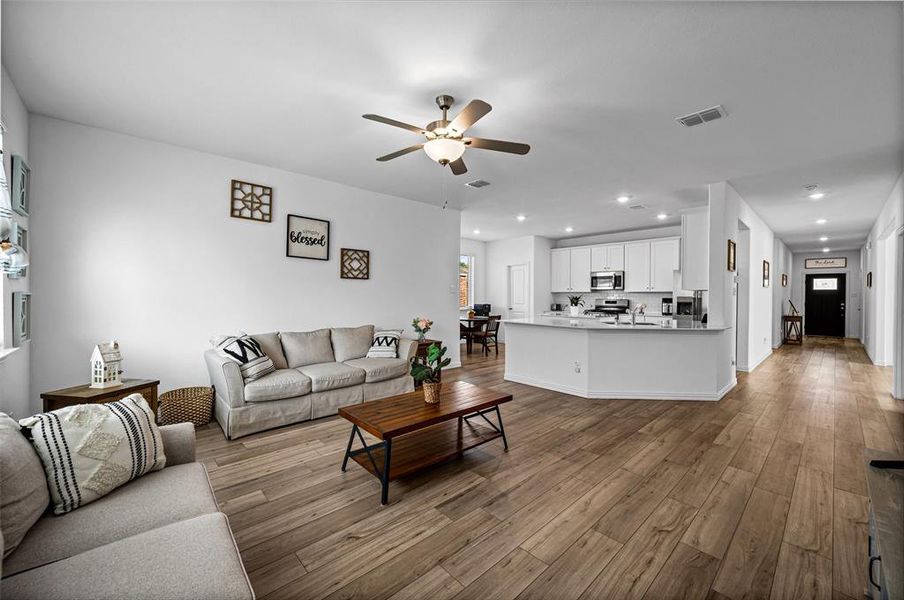 Furnished interior view inside a new home in Azle Grove, Azle (Image 9).