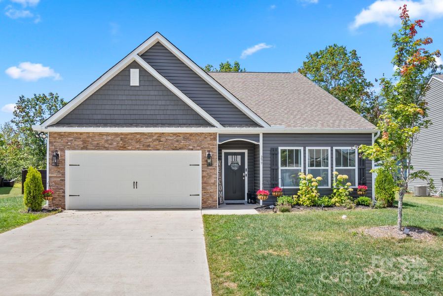 Front exterior of a new home in , Mars Hill, NC, highlighting curb appeal (Image 18). Front exterior of a new home in , Mars Hill, NC, highlighting curb appeal (Image 18).