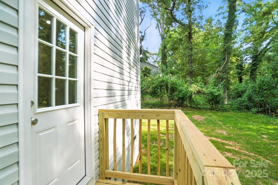 Exterior details and patio area of a home in , Charlotte (Image 3).