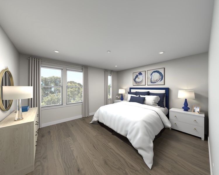 Furnished interior view inside a new home in Poplar Farms, Franklin (Image 6).