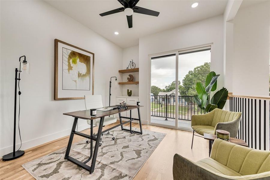 Furnished interior view inside a new home in , Dallas (Image 8). Furnished interior view inside a new home in , Dallas (Image 8).
