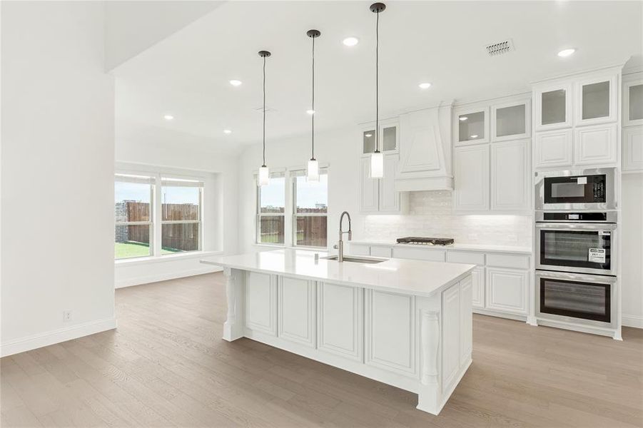 Furnished interior view inside a new home in Chaparral Park, Oak Point (Image 8).