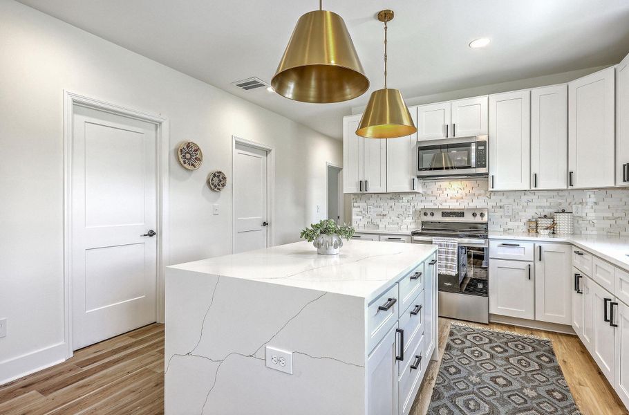 Furnished interior view inside a new home in , Charleston (Image 38).
