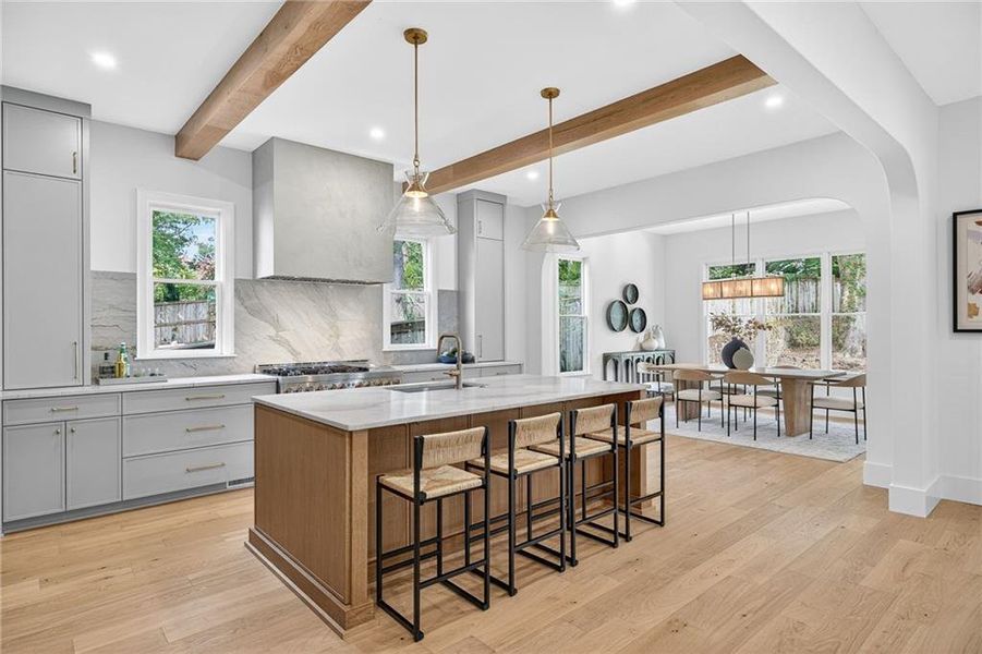 Furnished interior view inside a new home in , Atlanta (Image 7).