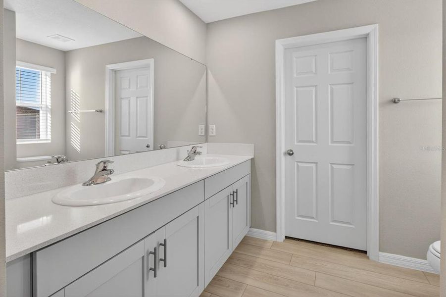 Furnished interior view inside a new home in Pasadena Point, Wesley Chapel (Image 48). Furnished interior view inside a new home in Pasadena Point, Wesley Chapel (Image 48).