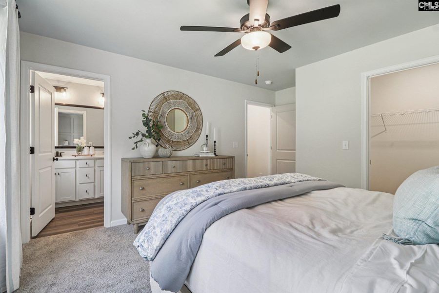 Furnished interior view inside a new home in Piney Woods Bluff, Columbia (Image 30). Furnished interior view inside a new home in Piney Woods Bluff, Columbia (Image 30).