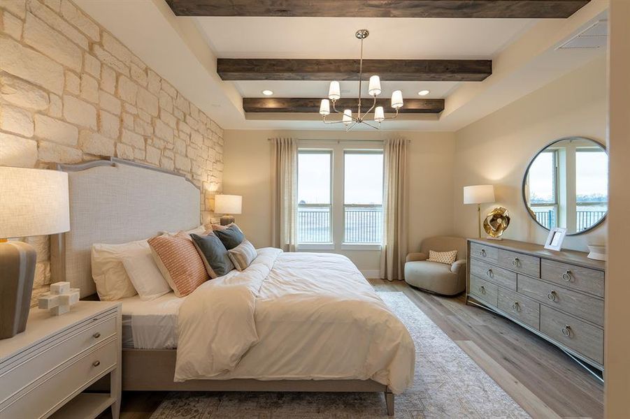 Furnished interior view inside a new home in , Little Elm (Image 38).