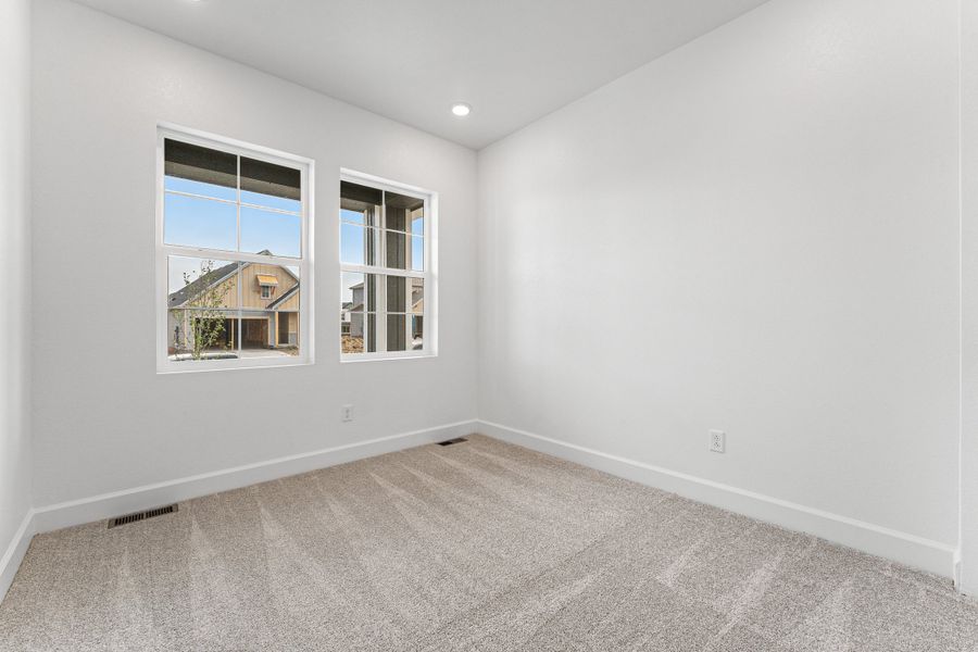 Representative unfurnished interior of a home built from the Bailey by Taylor Morrison in Dawson Trails Town Collection, Castle Rock (Image 16).