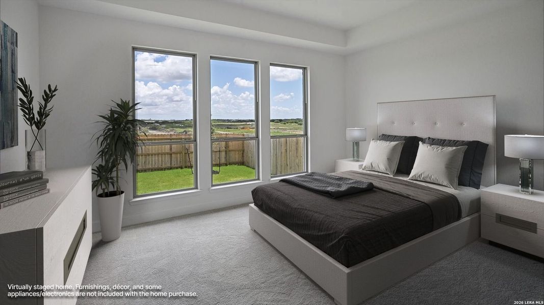 Furnished interior view inside a new home in Briggs Ranch, San Antonio (Image 14). Furnished interior view inside a new home in Briggs Ranch, San Antonio (Image 14).