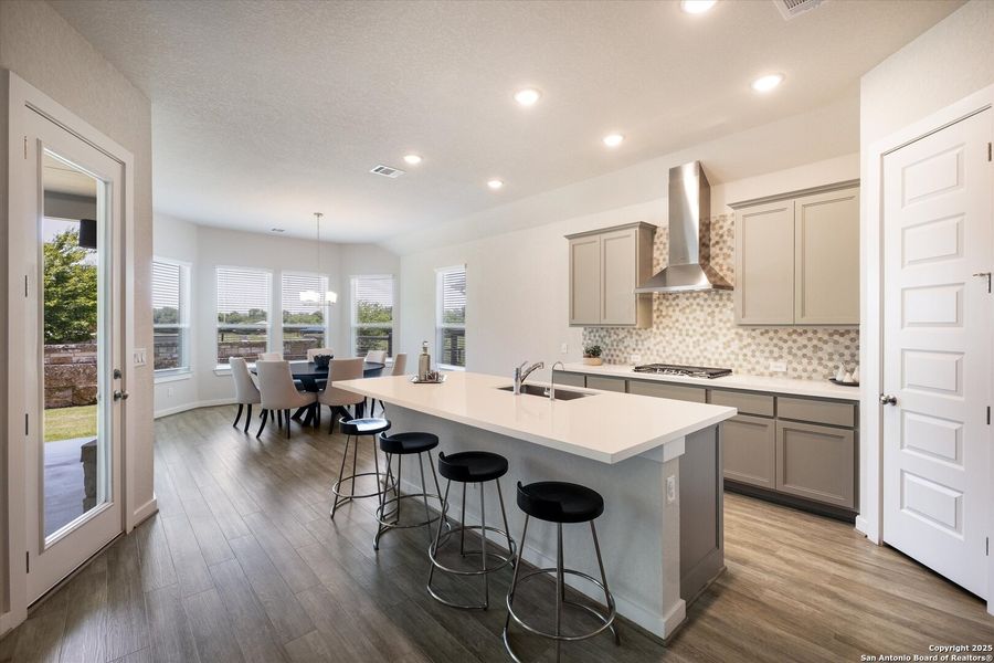 Furnished interior view inside a new home in The Crossvine, Schertz (Image 15).