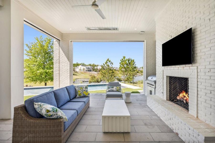 Exterior details and patio area of a home in , Malakoff (Image 22). Exterior details and patio area of a home in , Malakoff (Image 22).