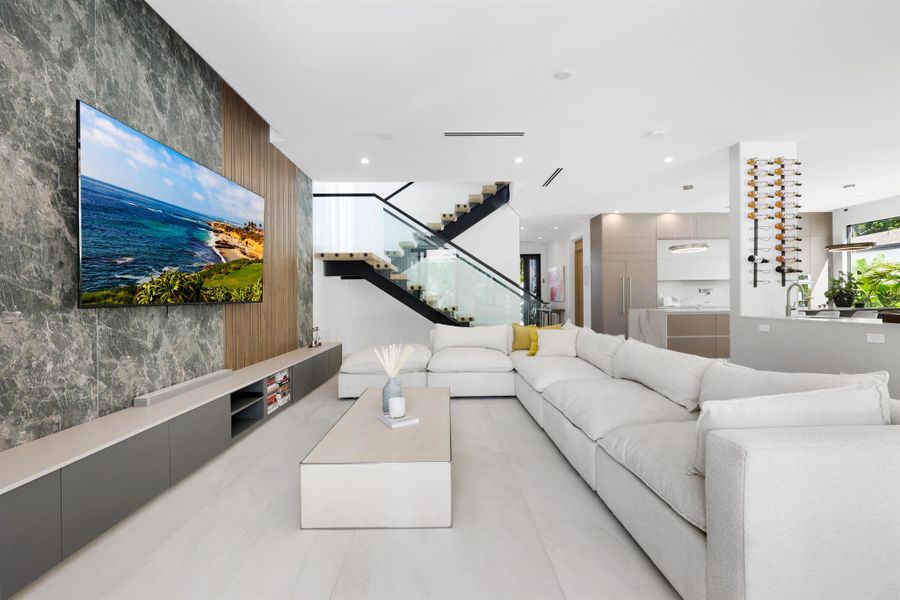 Furnished interior view inside a new home in , Fort Lauderdale (Image 11).