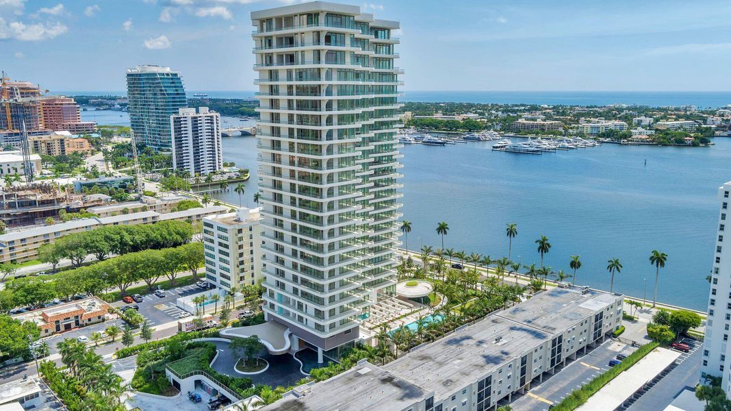 Front exterior of a new home in , West Palm Beach, FL, highlighting curb appeal (Image 24).