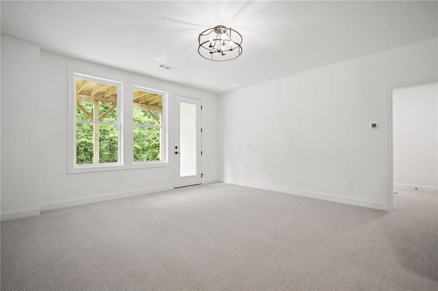 Spacious, unfurnished interior of a new home in Lakeside at River Green, Canton (Image 9).