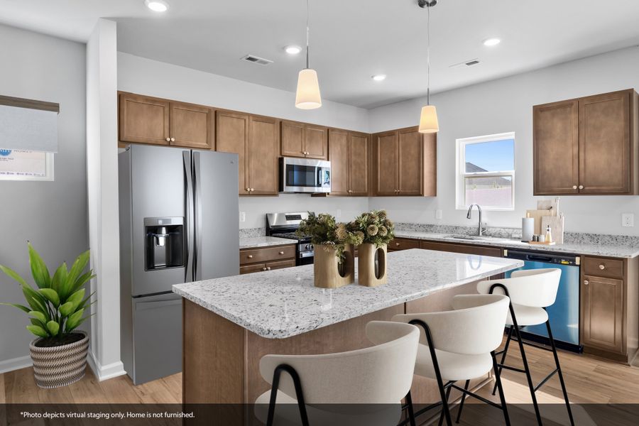 Furnished interior view inside a new home in Hanes Lake, Winston-Salem (Image 5).