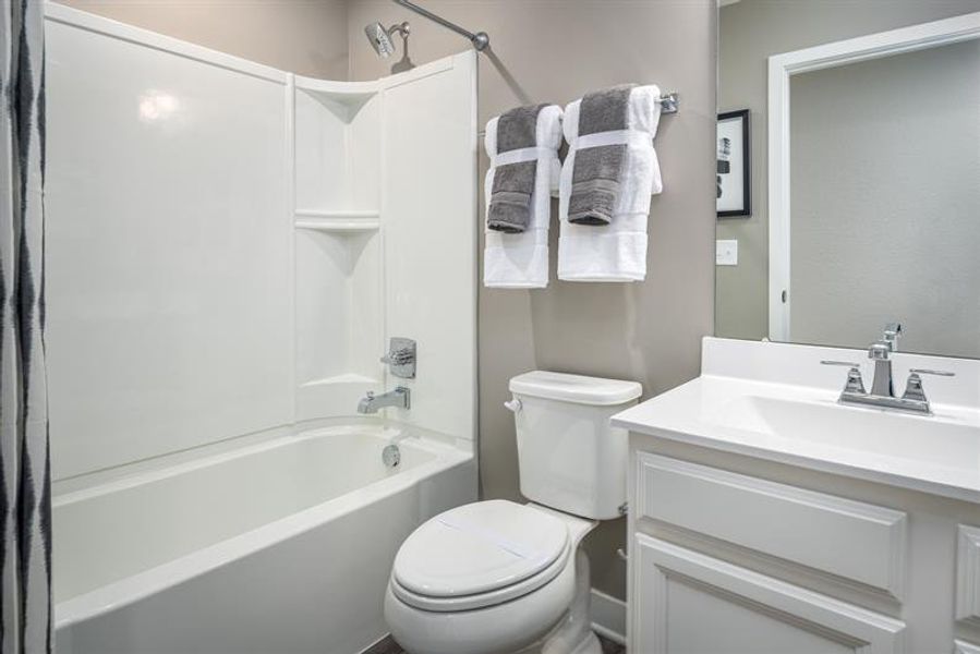 Furnished interior view inside a new home in Griffin Farm Townes, Pittsboro (Image 14).