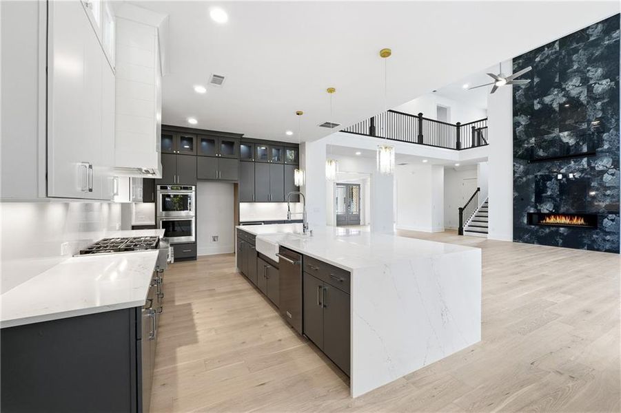 Furnished interior view inside a new home in , Cumming (Image 13).