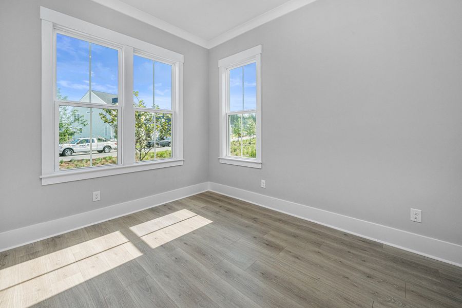 Representative unfurnished interior of a home built from the York by Homes by Dickerson in Nexton, Summerville (Image 12). Representative unfurnished interior of a home built from the York by Homes by Dickerson in Nexton, Summerville (Image 12).