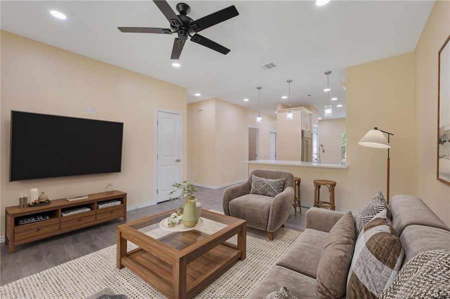 Furnished interior view inside a new home in , Bryan (Image 5).